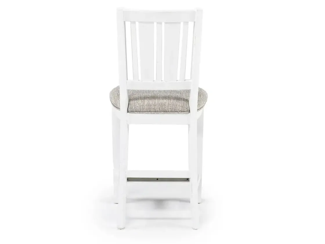 Mor Furniture Bay Creek Counter Height Stool In Graphite, V-Back