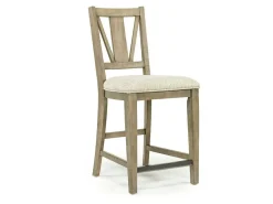 Mor Furniture Bay Creek Counter Height Extendable Dining Table & 4 Stools In Graphite
