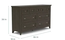 Mor Furniture Bay Creek Dresser In Nutmeg