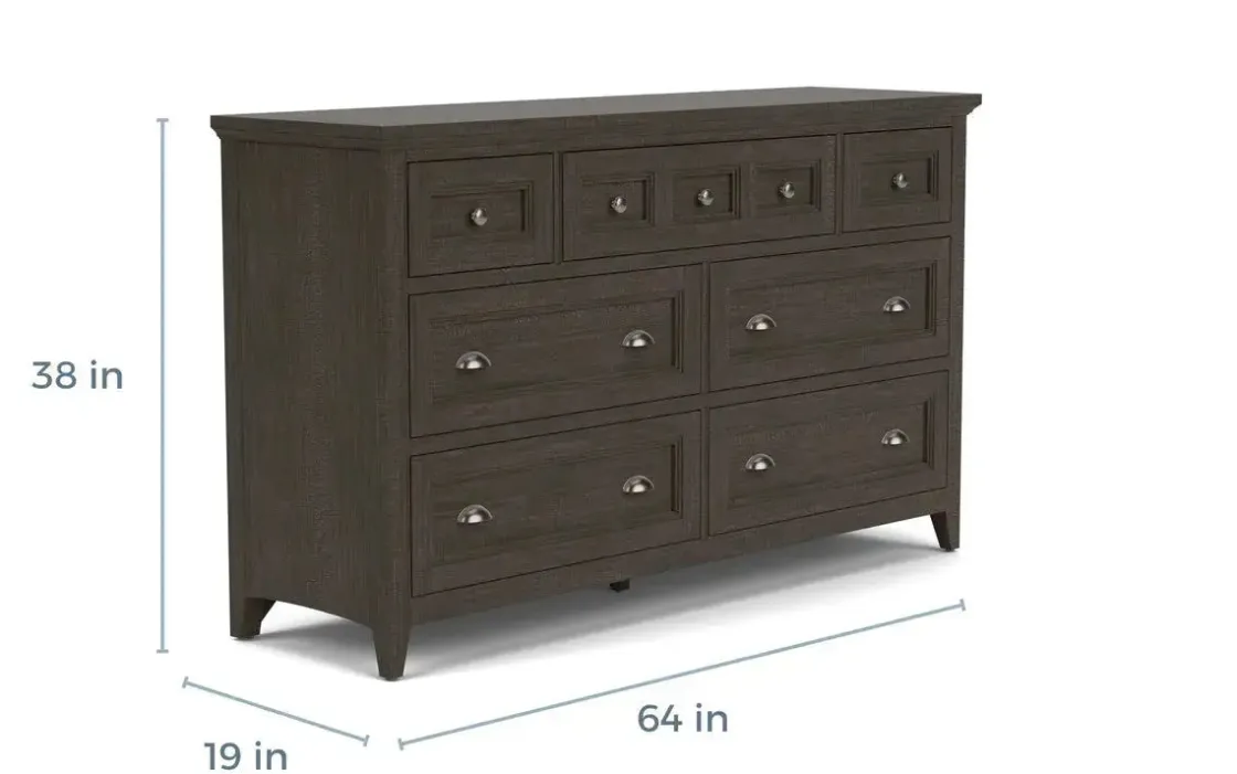 Mor Furniture Bay Creek Dresser In Nutmeg