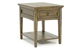 Mor Furniture Bay Creek End Table In Graphite, Rectangle