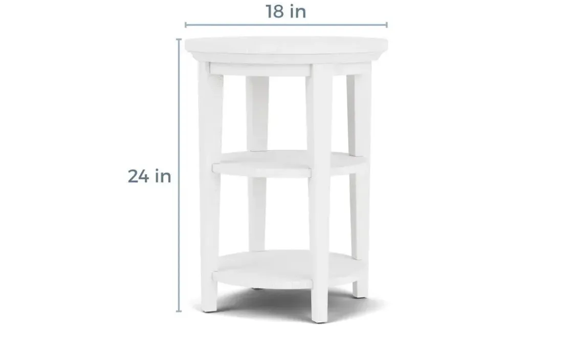 Mor Furniture Bay Creek End Table In Graphite, Rectangle