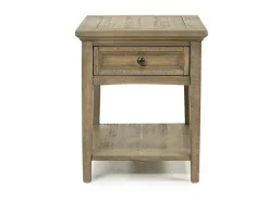Mor Furniture Bay Creek End Table In Graphite, Rectangle