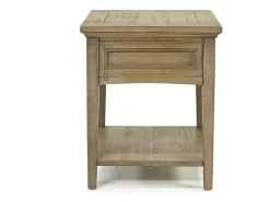 Mor Furniture Bay Creek End Table In Graphite, Rectangle