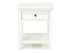 Mor Furniture Bay Creek End Table In Graphite, Rectangle