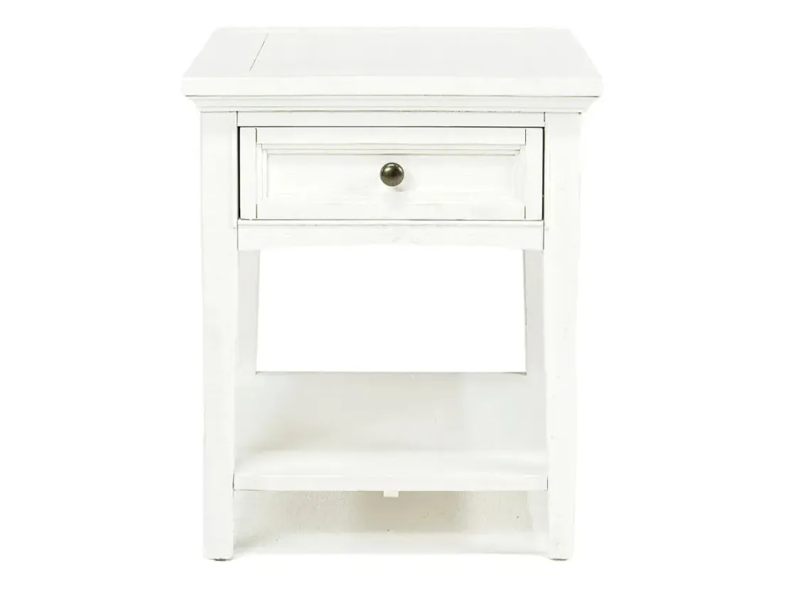 Mor Furniture Bay Creek End Table In Graphite, Rectangle