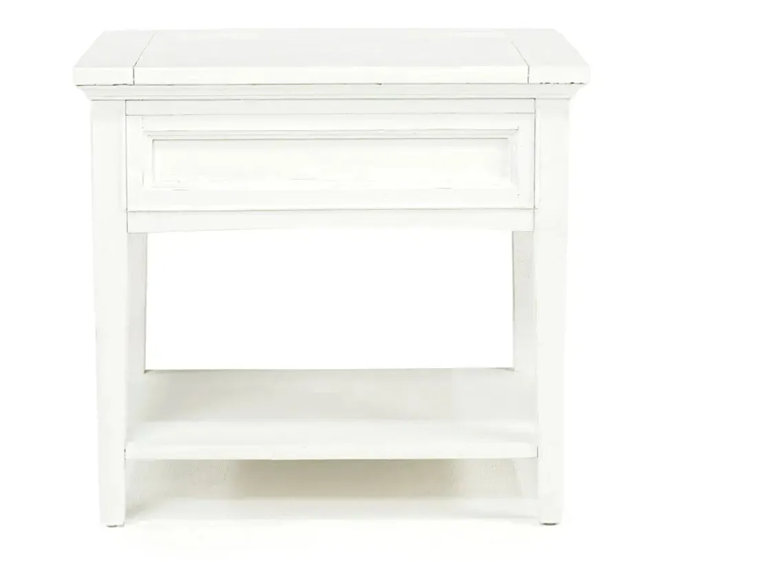 Mor Furniture Bay Creek End Table In Graphite, Rectangle