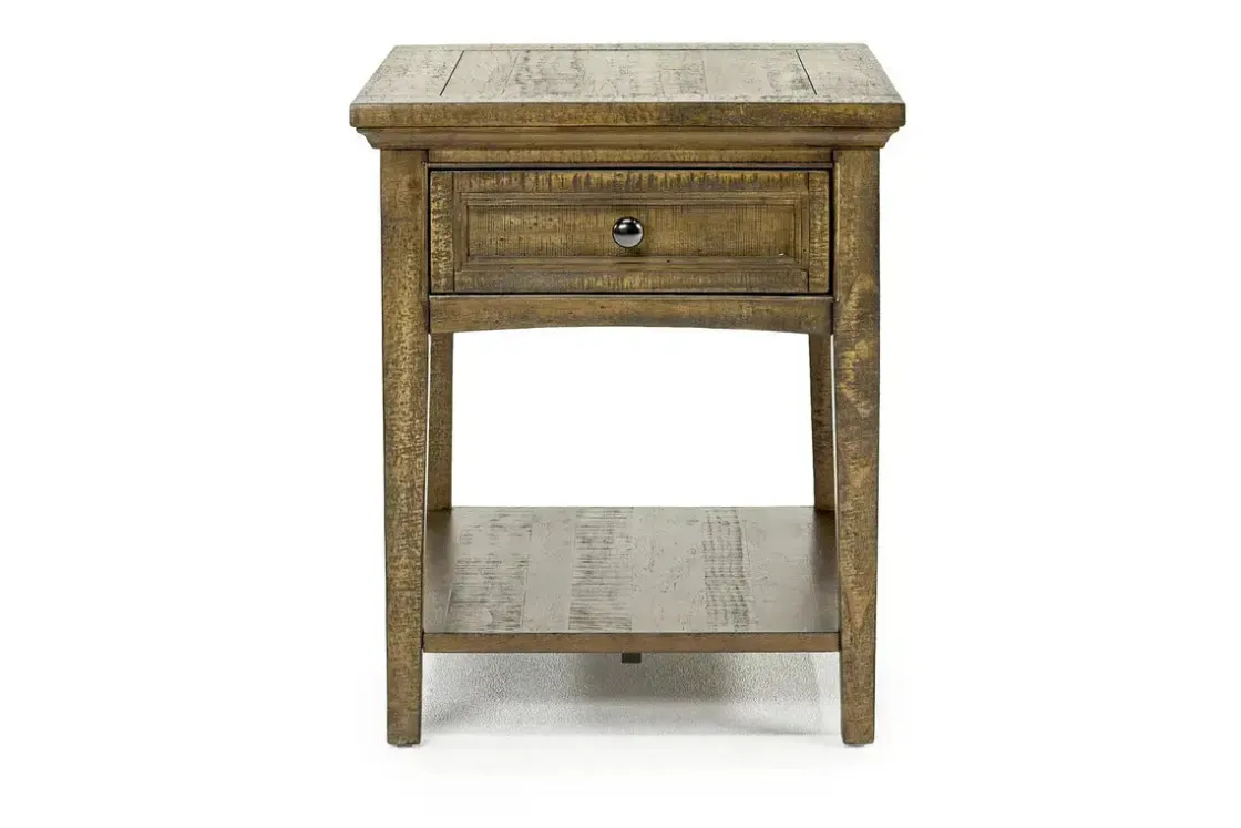 Mor Furniture Bay Creek End Table In Graphite, Rectangle