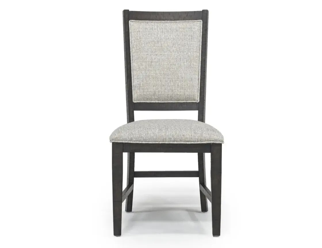 Mor Furniture Bay Creek Extendable Dining Table & 4 Upholstered V-Back Chairs In Toasted Nutmeg