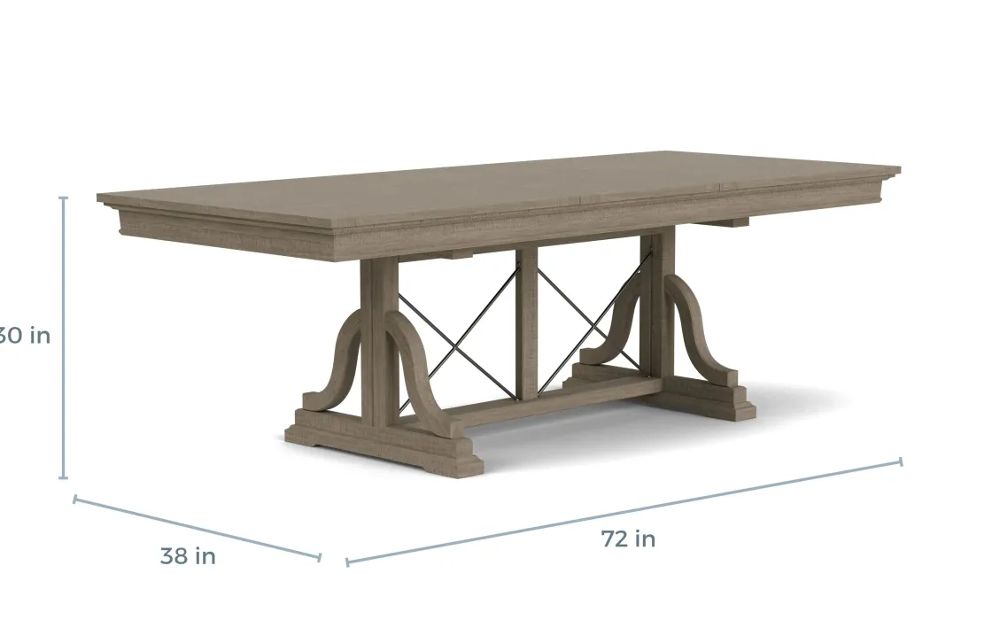 Mor Furniture Bay Creek Extendable Dining Table & 4 Upholstered V-Back Chairs In Toasted Nutmeg