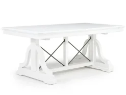 Mor Furniture Bay Creek Extendable Dining Table & 4 Upholstered V-Back Chairs In Toasted Nutmeg