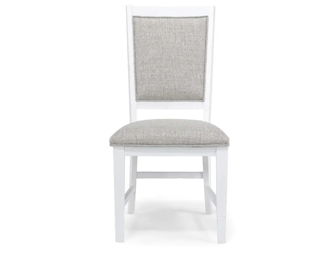 Mor Furniture Bay Creek Extendable Dining Table & 4 Upholstered V-Back Chairs In Toasted Nutmeg