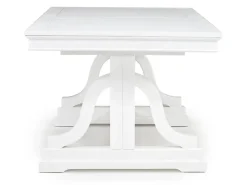 Mor Furniture Bay Creek Extendable Dining Table & 4 Upholstered V-Back Chairs In Toasted Nutmeg