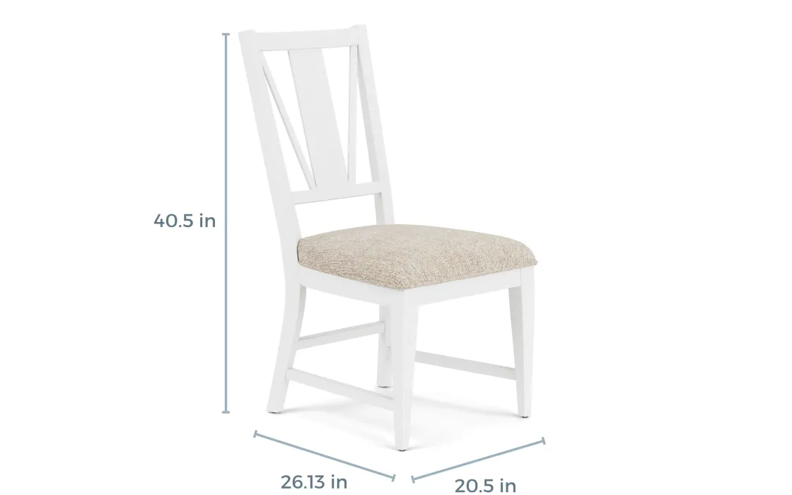 Mor Furniture Bay Creek Extendable Dining Table & 4 Upholstered V-Back Chairs In Toasted Nutmeg