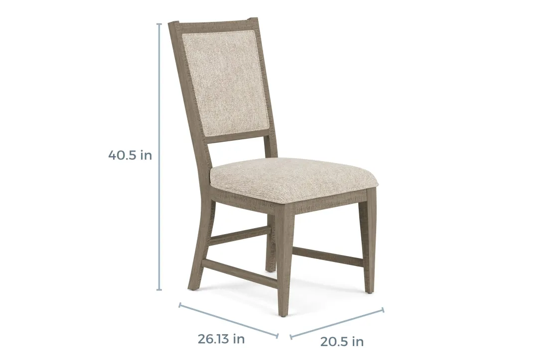 Mor Furniture Bay Creek Extendable Dining Table & 6 V-Back Chairs In Toasted Nutmeg