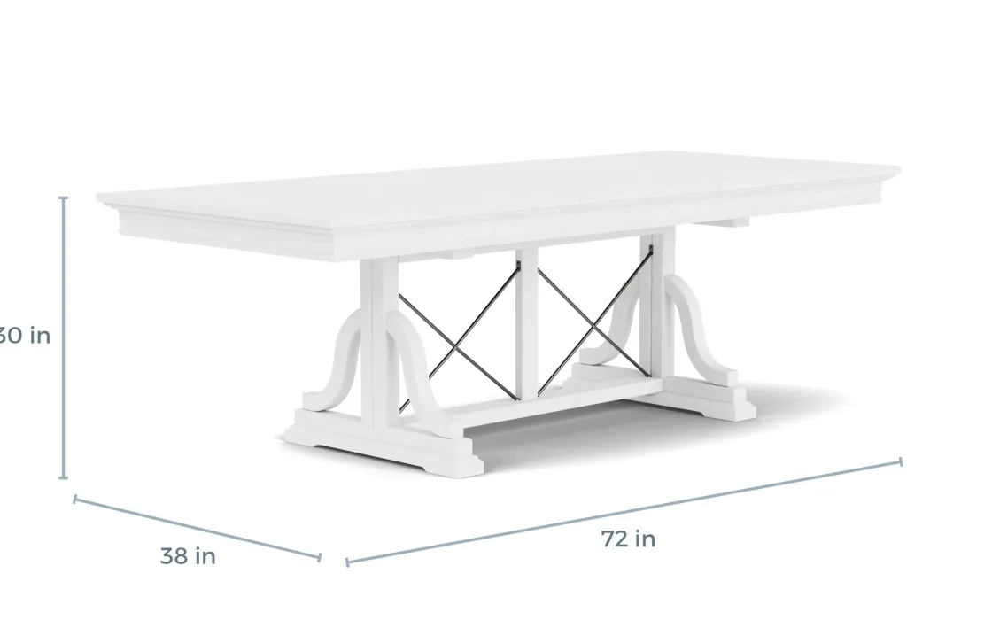 Mor Furniture Bay Creek Extendable Dining Table & 6 V-Back Chairs In Toasted Nutmeg
