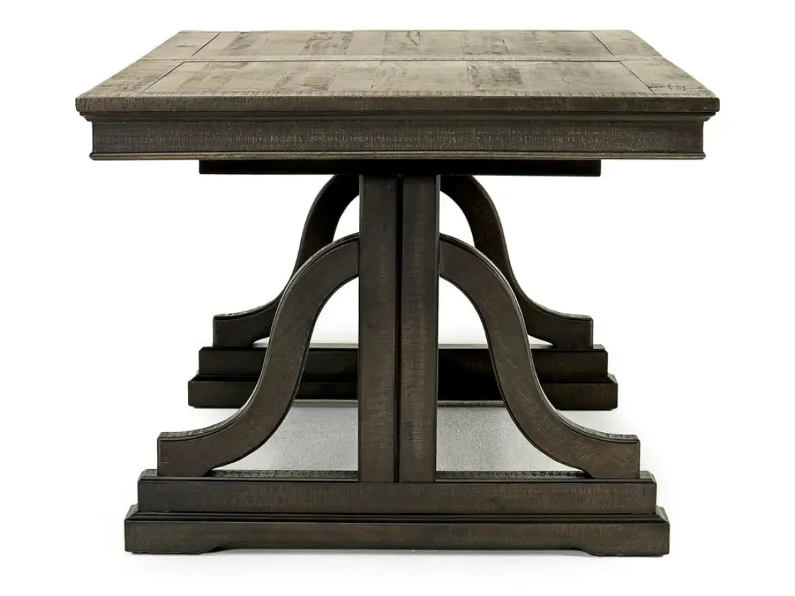 Mor Furniture Bay Creek Extendable Dining Table In Graphite
