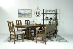 Mor Furniture Bay Creek Extendable Dining Table In Graphite