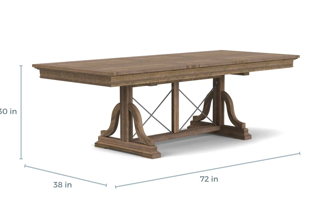 Mor Furniture Bay Creek Extendable Dining Table In Graphite