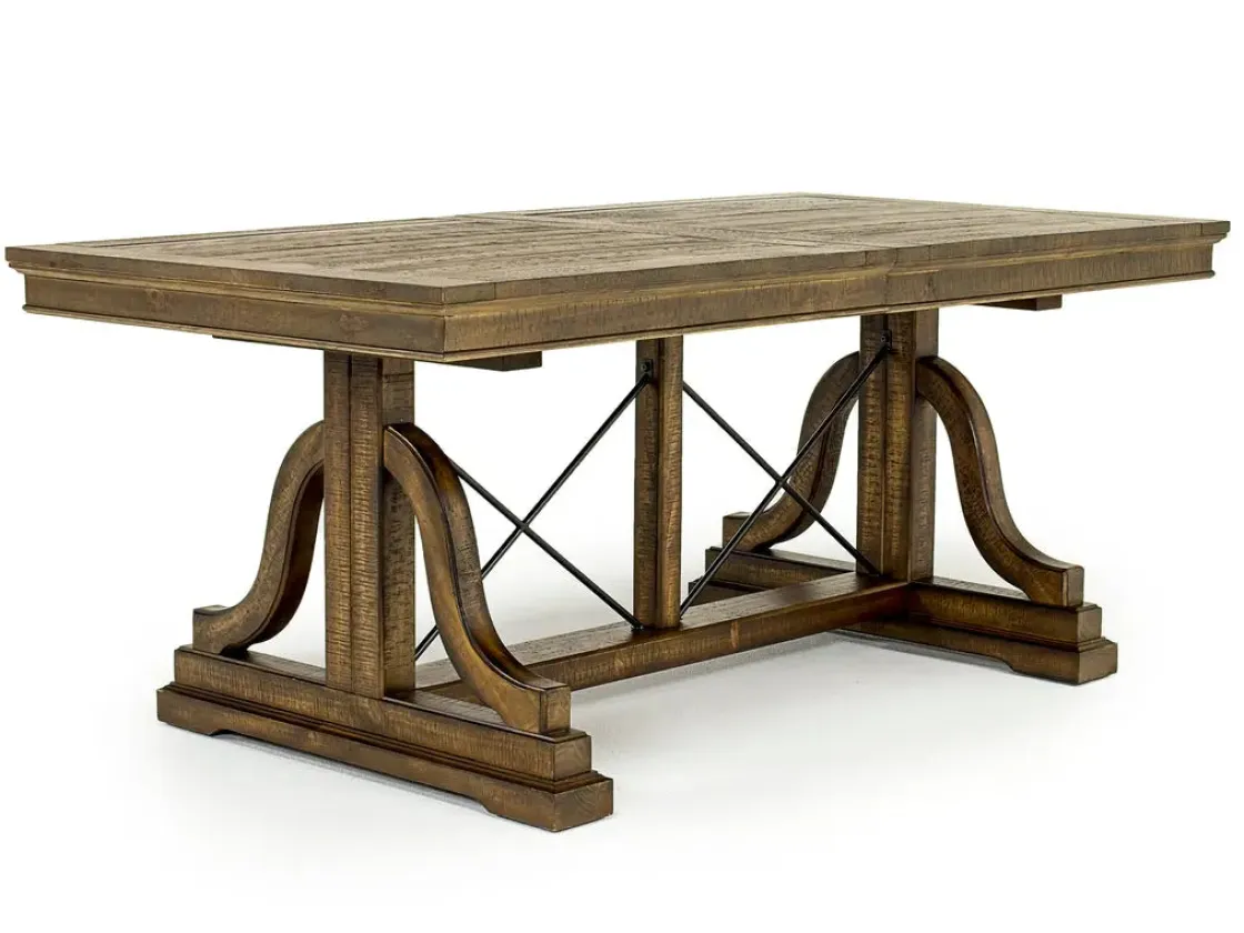 Mor Furniture Bay Creek Extendable Dining Table In Graphite