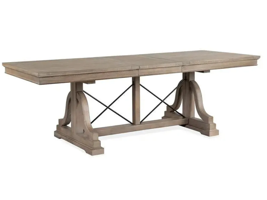 Mor Furniture Bay Creek Extendable Dining Table In Graphite