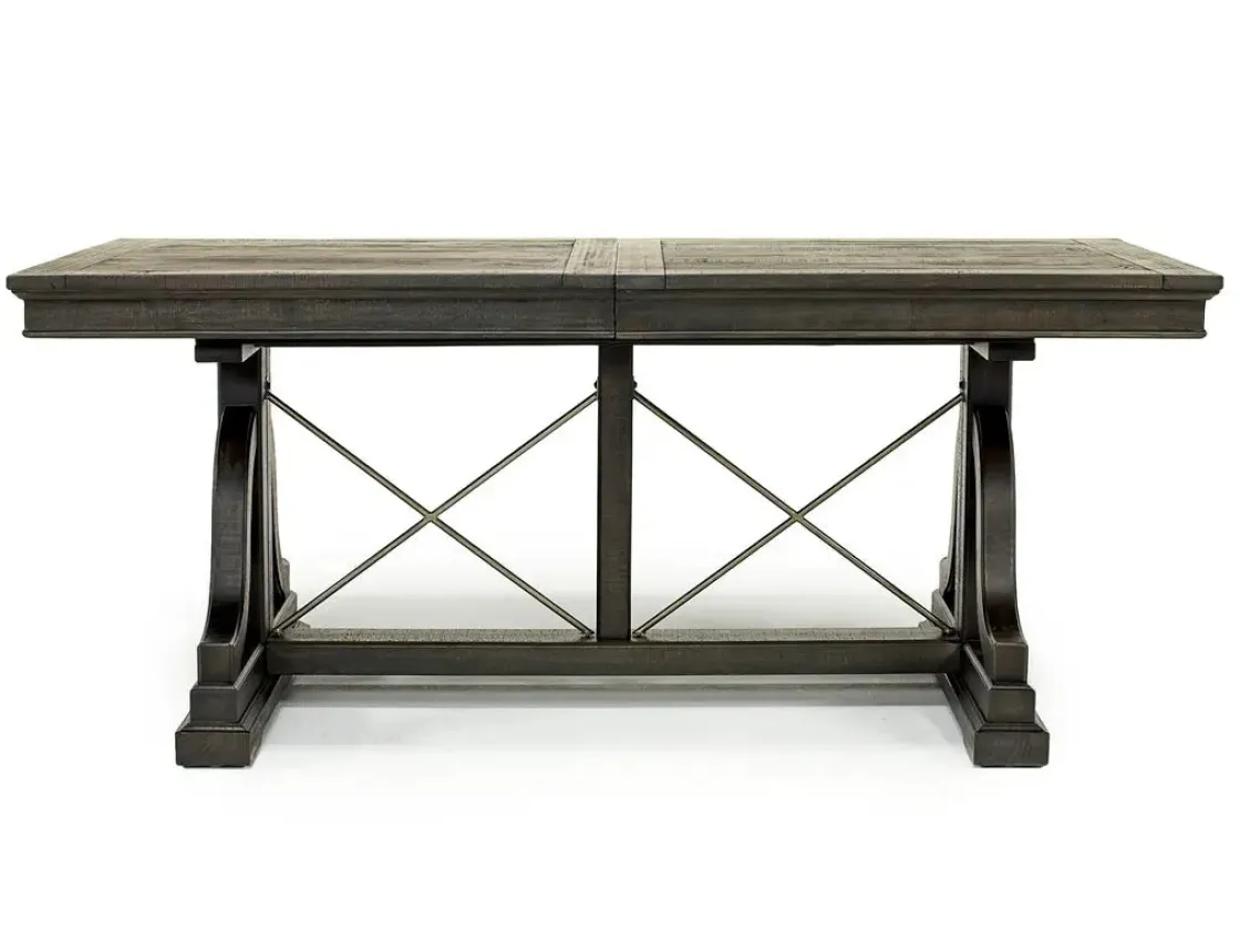 Mor Furniture Bay Creek Extendable Dining Table In Graphite