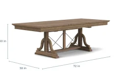 Mor Furniture Bay Creek Extendable Dining Table, 4 V-Back Chairs & High Back Bench In Graphite