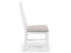 Mor Furniture Bay Creek Extendable Dining Table, 4 V-Back Chairs & High Back Bench In Graphite