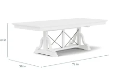 Mor Furniture Bay Creek Extendable Dining Table, 4 V-Back Chairs & High Back Bench In Graphite