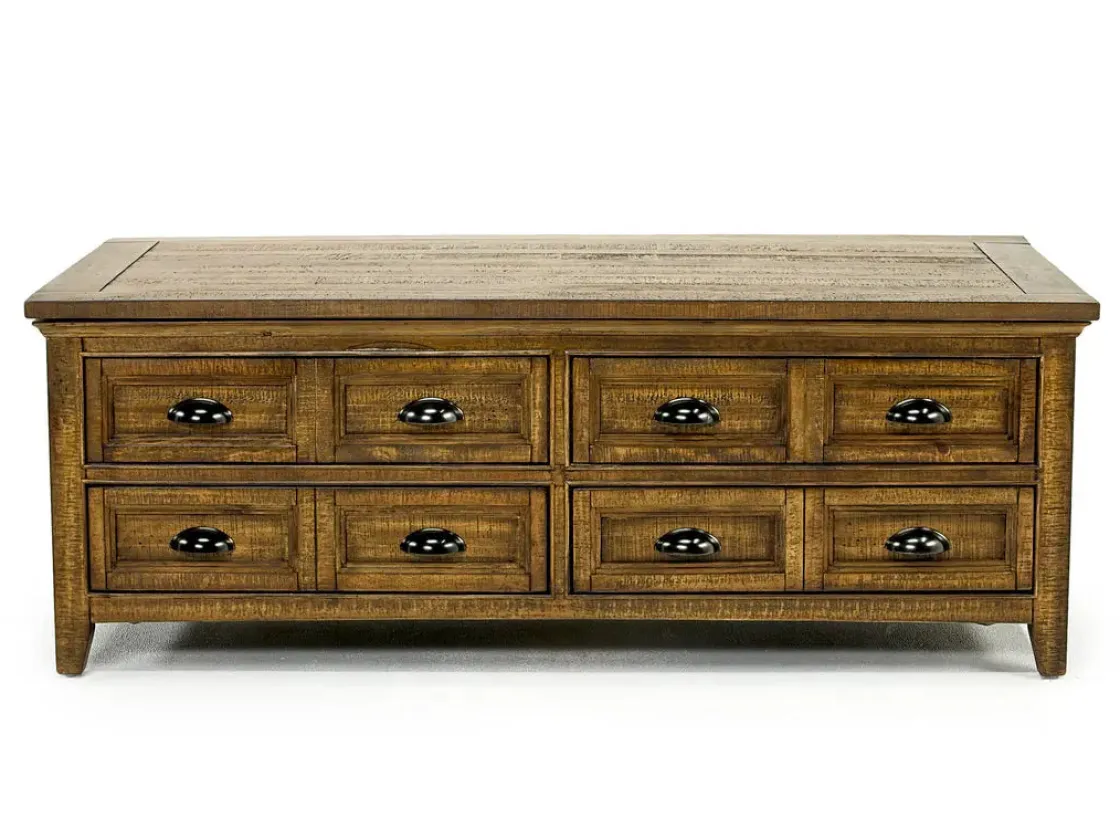 Mor Furniture Bay Creek Lift Top Coffee Table In Nutmeg