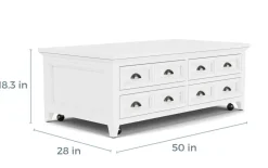 Mor Furniture Bay Creek Lift Top Coffee Table In Nutmeg