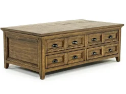 Mor Furniture Bay Creek Lift Top Coffee Table In Nutmeg
