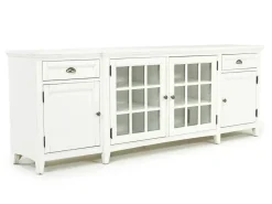 Mor Furniture Bay Creek Media Console In Nutmeg W/ Usb Charger, 70 Inch