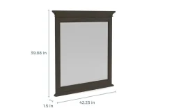 Mor Furniture Bay Creek Mirror In Light Gray