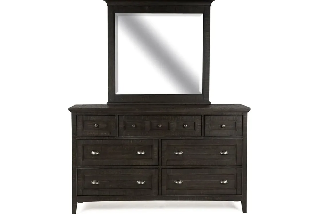 Mor Furniture Bay Creek Mirror In Light Gray