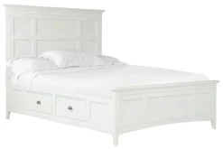 Mor Furniture Bay Creek Panel Bed In Light Gray, Queen