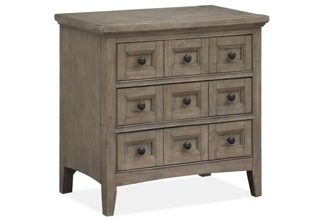 Mor Furniture Bay Creek Panel Bed W/ Storage, Dresser, Mirror & Nightstand In Nutmeg, Queen