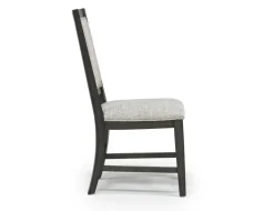 Mor Furniture Bay Creek Side Chair In Light Gray, V-Back