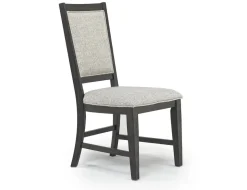 Mor Furniture Bay Creek Side Chair In Light Gray, V-Back