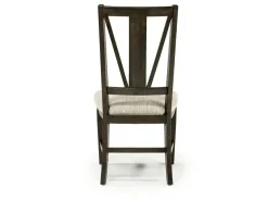 Mor Furniture Bay Creek Side Chair In Light Gray, V-Back