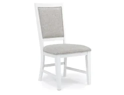 Mor Furniture Bay Creek Side Chair In Light Gray, V-Back