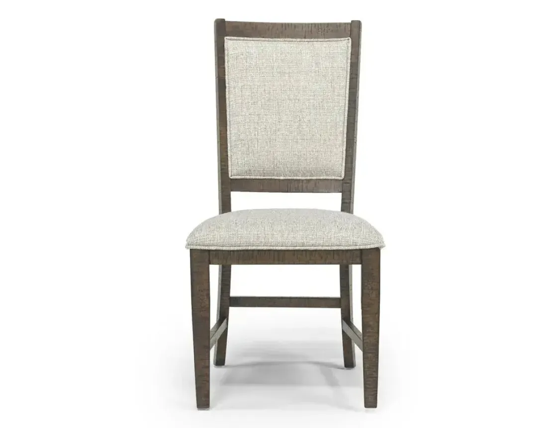 Mor Furniture Bay Creek Side Chair In Light Gray, V-Back