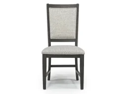 Mor Furniture Bay Creek Side Chair In Light Gray, V-Back