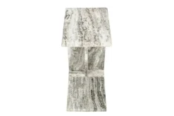 Mor Furniture Bella Marble Accent C Table In Sand