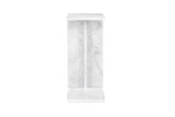 Mor Furniture Bella Marble Accent C Table In Sand