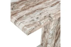 Mor Furniture Bella Marble Accent C Table In Sand
