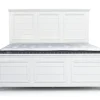 Mor Furniture Bella Panel Bed In White, Twin