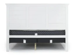 Mor Furniture Bella Panel Bed In White, Twin