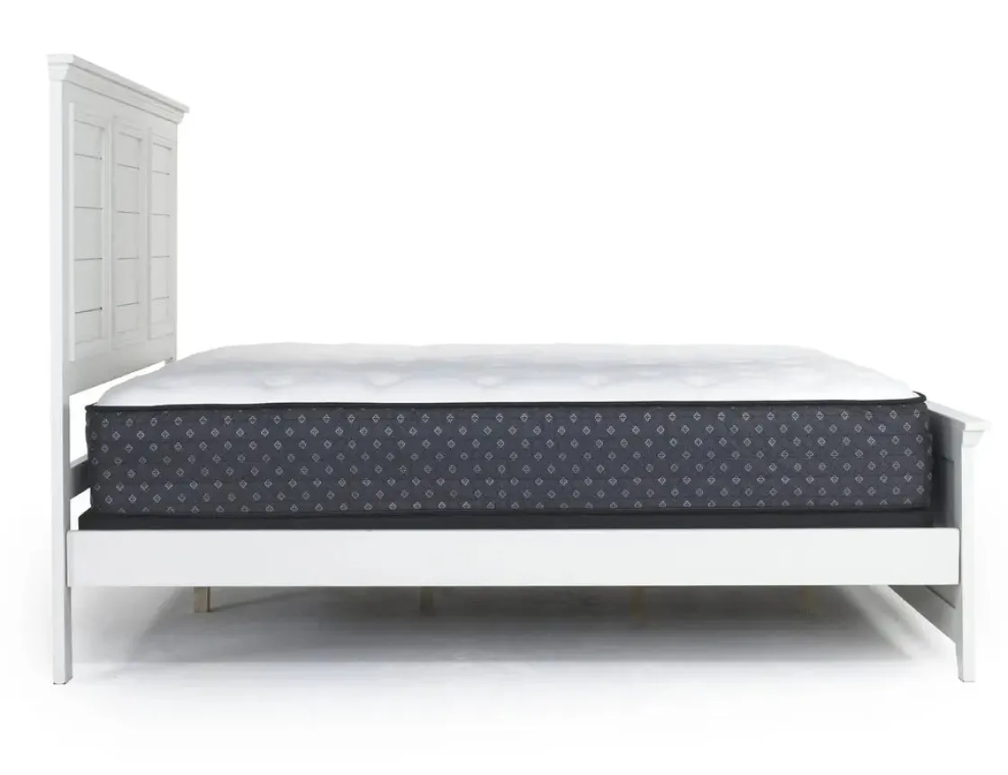 Mor Furniture Bella Panel Bed In White, Twin