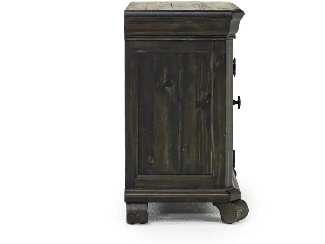 Mor Furniture Bellamy 4 Drawer Nightstand In Charcoal